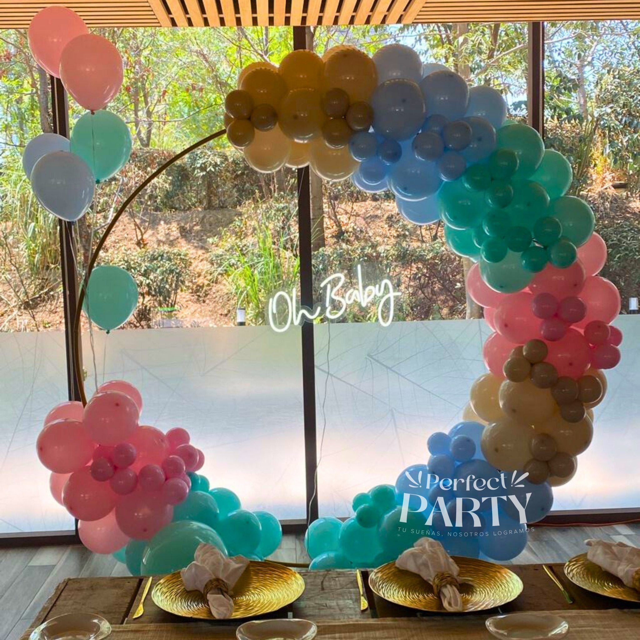 Revelación de género | Aro de globos - Perfect Party